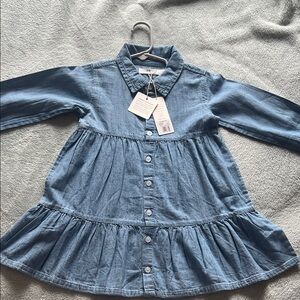 NWT Kendi ORGANIC 100%COTTON 3T denim dress